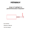 COMPACFOAM – Test Résistance Arrachement (ALL)